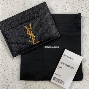 YSL Monogramed Card Case